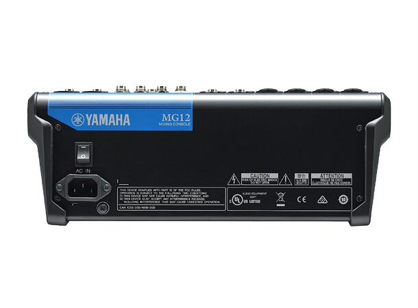 Yamaha MG12 12 kanals mikser 12  inputs, 6 mic